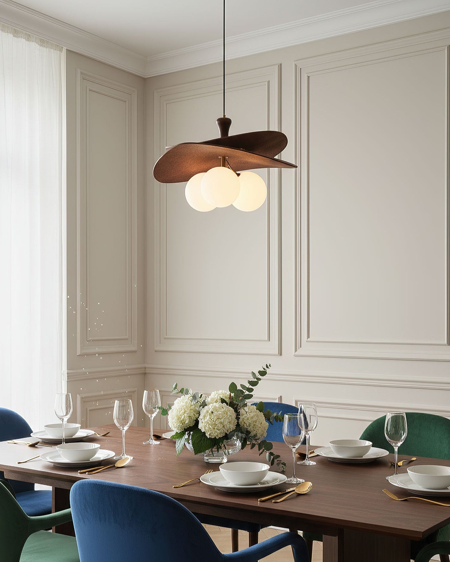 Rattan Weave Vintage Pendant Light