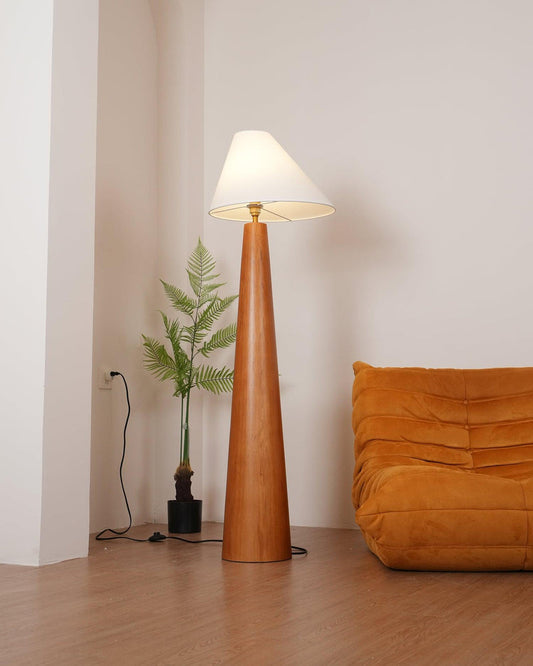 Luxury Wooden Floor Lamp