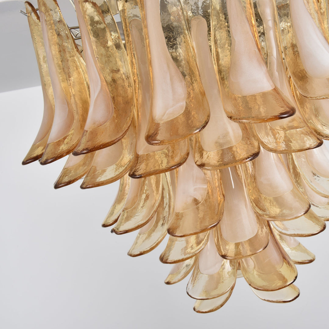 Amber Cloud Murano Glass Chandelier