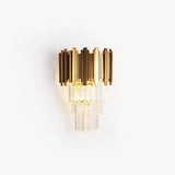 ZENITHA Art Deco Crystal Wall Sconce
