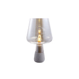 FIAMMELLA Glass & Concrete Table Lamp