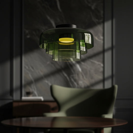 Levels Glass Ceiling Lamp