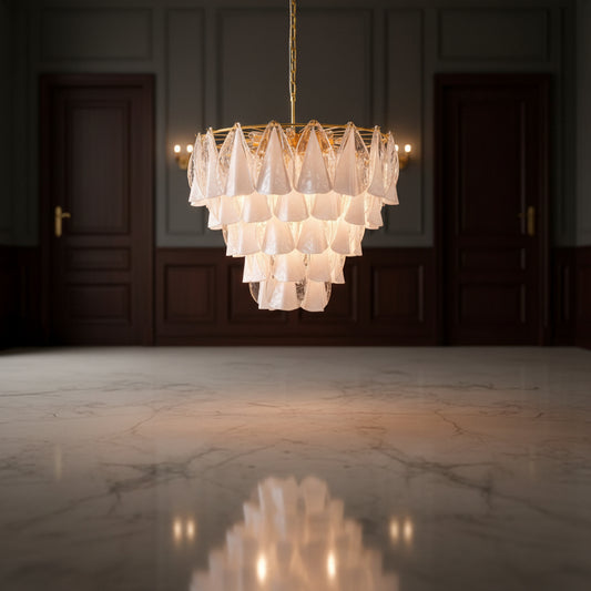 Aurora Petal Glass Chandelier