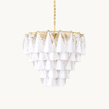 PETALINE Layered Glass Petal Chandelier