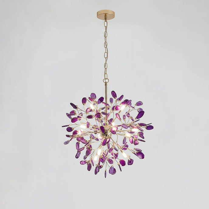 Aurora Agate Bloom Chandelie