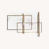 GEOMETRA Linear Glass Globe Chandelier