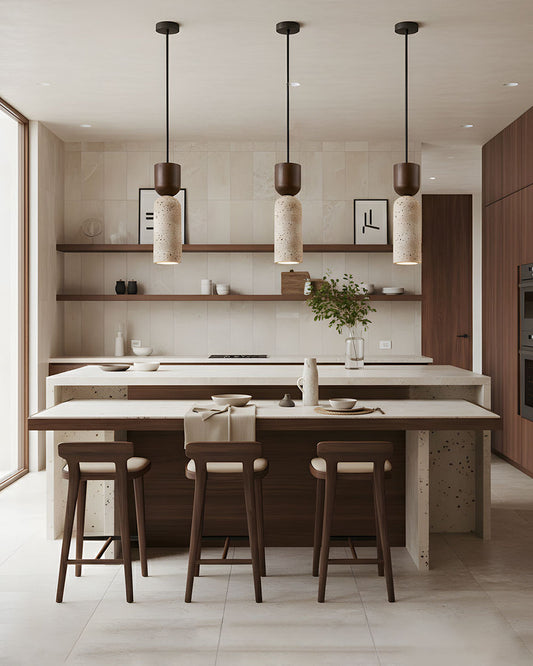 Galatea Travertine Pendant Lamp