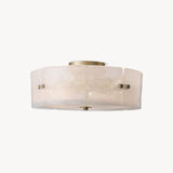ODETTE Bubble Glass & Brass Flush Mount Ceiling Light