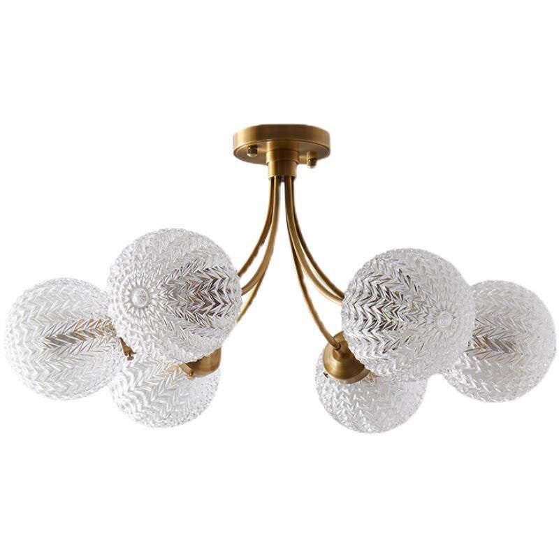 Elliot Textured Glass Flush Mount