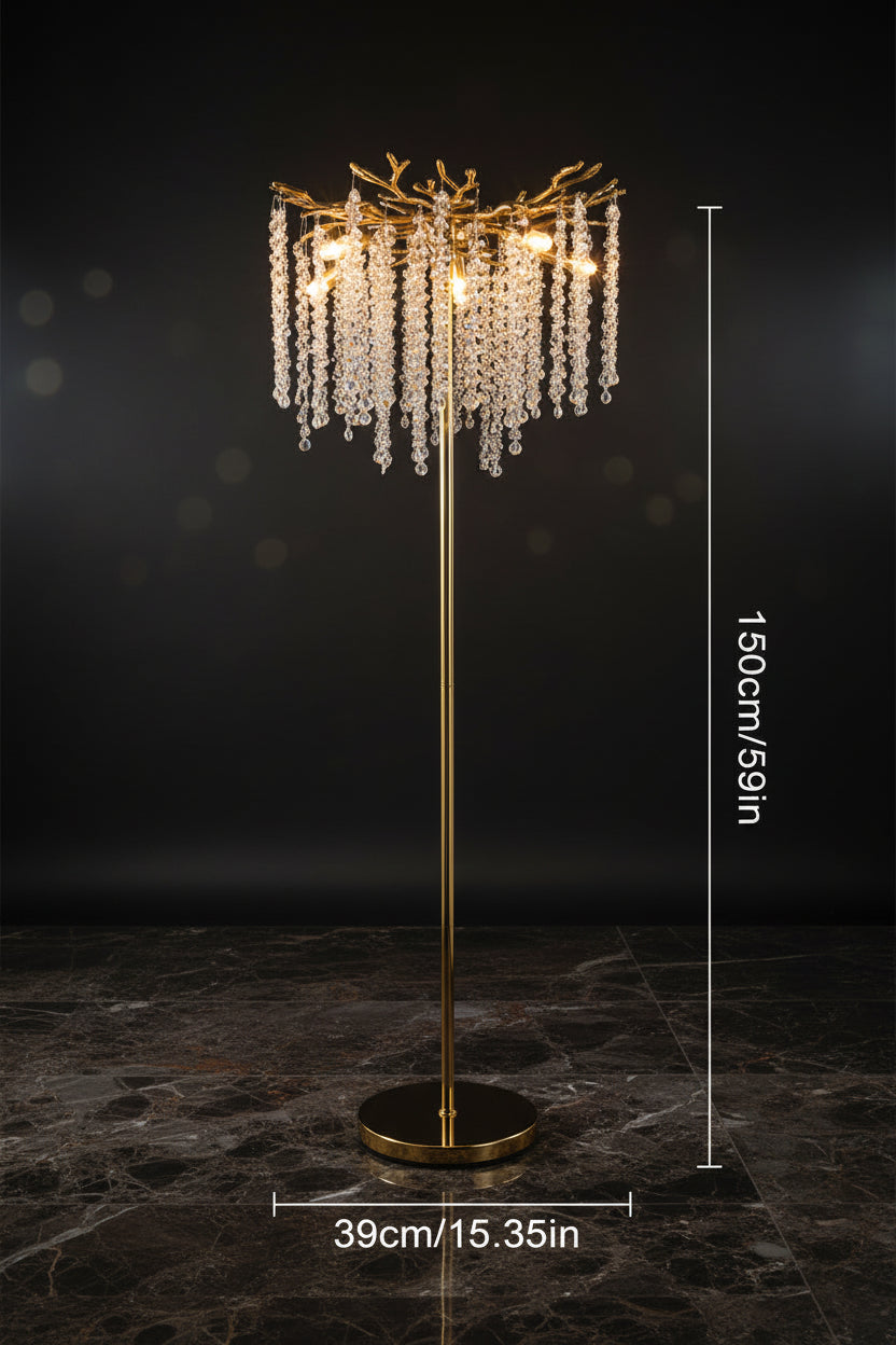 K9 Crystal LED Floor Lamp