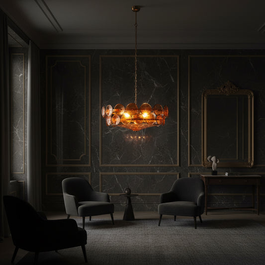 Lustrae Glass Chandelier