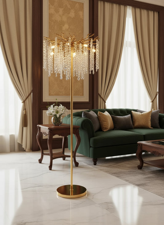 K9 Crystal LED Floor Lamp