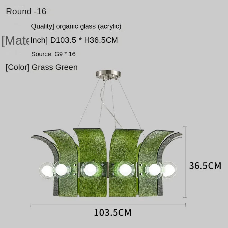 PalmGlow Chandelier