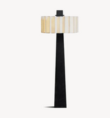 NOIRELLE Black & White Fabric Floor Lamp