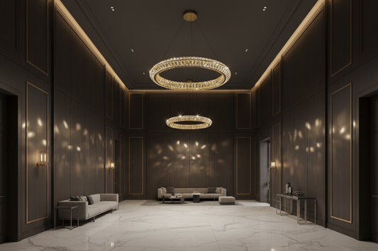 Aurora Luxe Crystal Pendant Chandelier