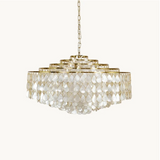 VENERELLA Tiered Shell Chandelier