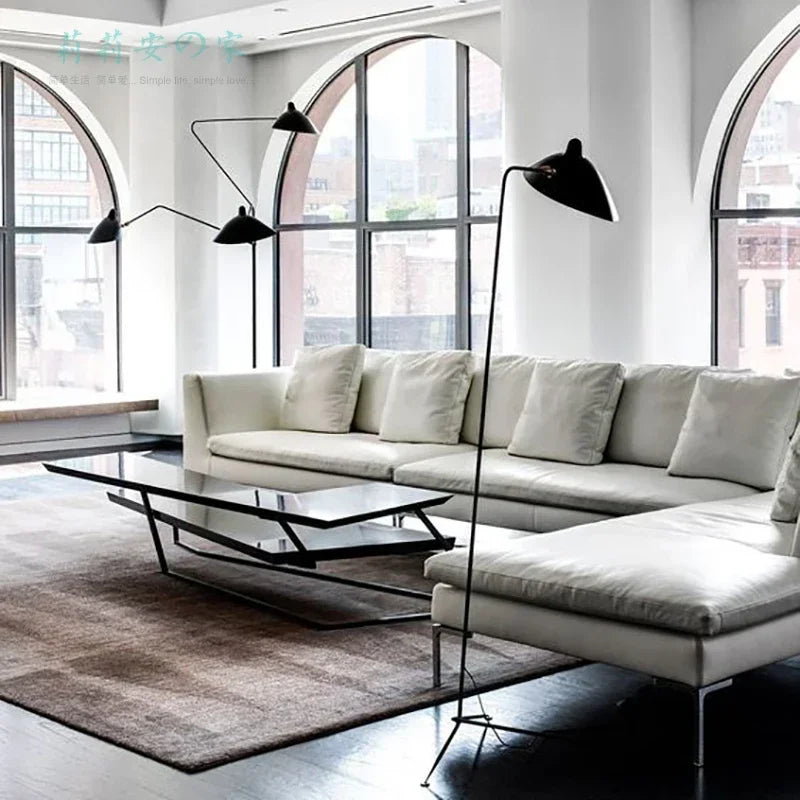 Linea Noir Minimalist Floor Lamp