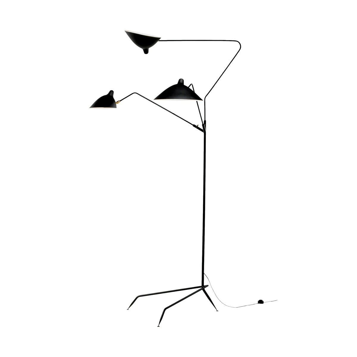 Linea Noir Minimalist Floor Lamp