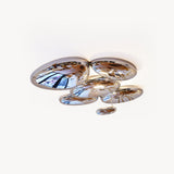 CIELO Pebble Sky Chrome Ceiling Light