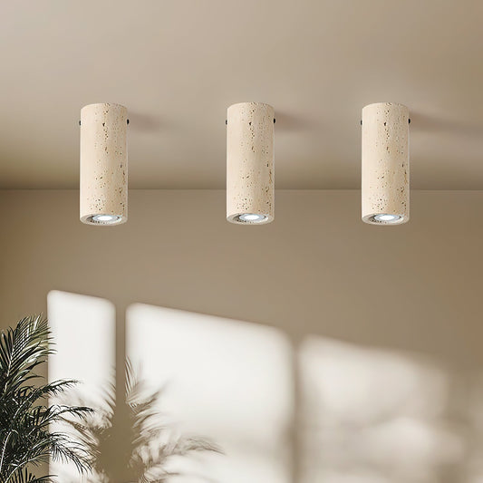 Toscot Travertine Ceiling Lamp