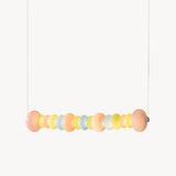 CARAMELLA Pastel Glass Bead Linear Pendant Light