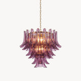 CASCATA Tiered Murano-Style Glass Chandelier