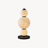 BOZZOLA Stacked Mulberry Silk Table Lamp