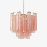 CANNETO Glass Tube Chandelier