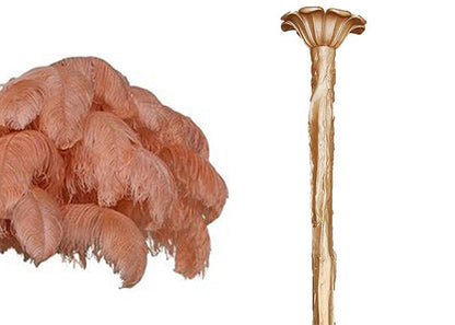 Feather Ostrich Chandelier