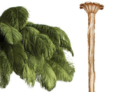 Feather Ostrich Chandelier