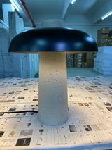 Travertine Halo Table Lamp