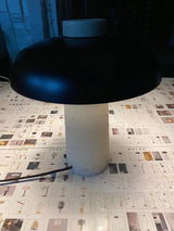 Travertine Halo Table Lamp