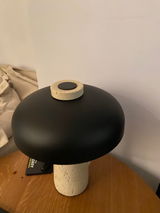 Travertine Halo Table Lamp