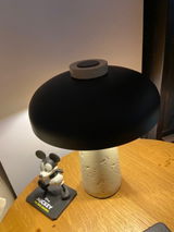 Travertine Halo Table Lamp