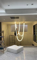 LUMINA Sculptural Globe LED Chandelier
