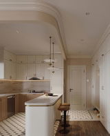 Crescent  Pendant light