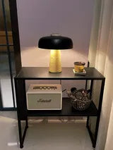 Travertine Halo Table Lamp