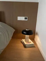 Travertine Halo Table Lamp