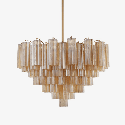 STELLATO Glass Tube Star Chandelier
