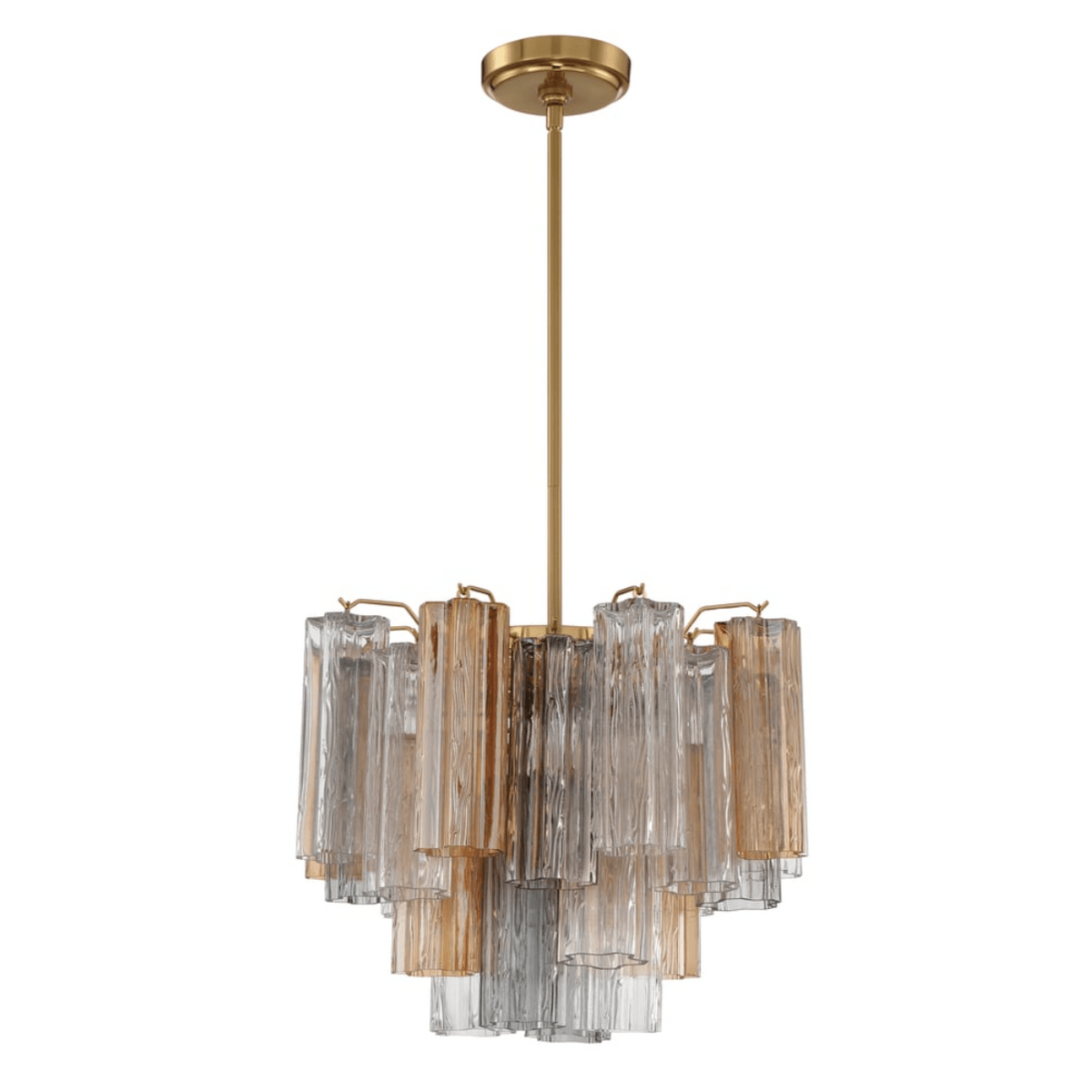 STELLATO Glass Tube Star Chandelier