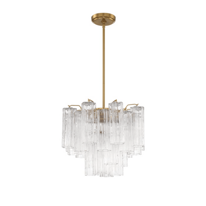 STELLATO Glass Tube Star Chandelier