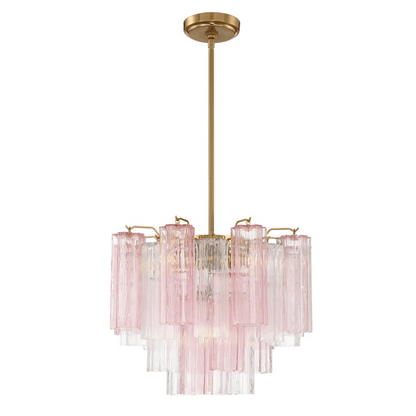 STELLATO Glass Tube Star Chandelier