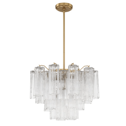 STELLATO Glass Tube Star Chandelier