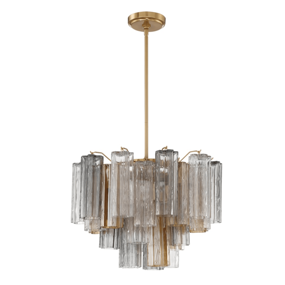 STELLATO Glass Tube Star Chandelier