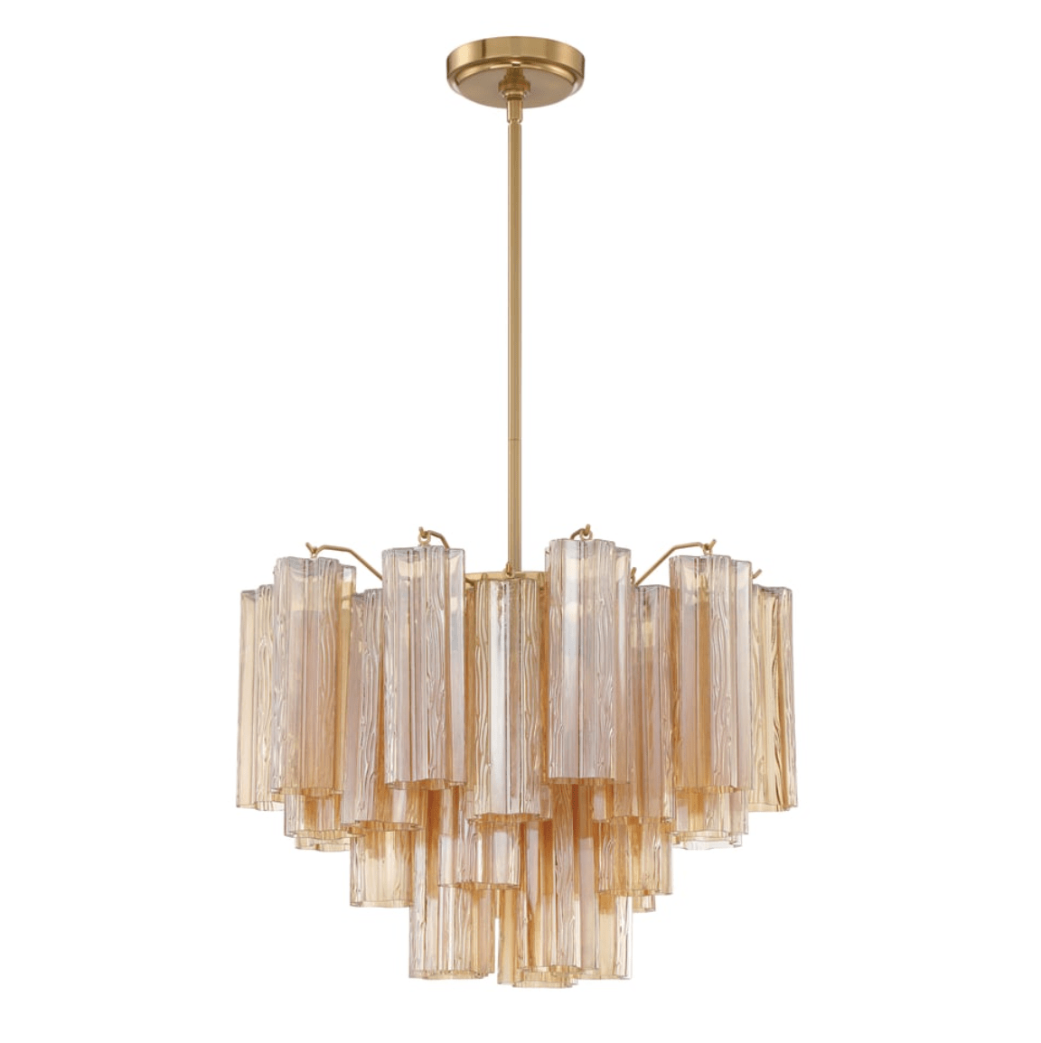 STELLATO Glass Tube Star Chandelier