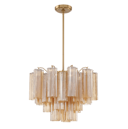 STELLATO Glass Tube Star Chandelier