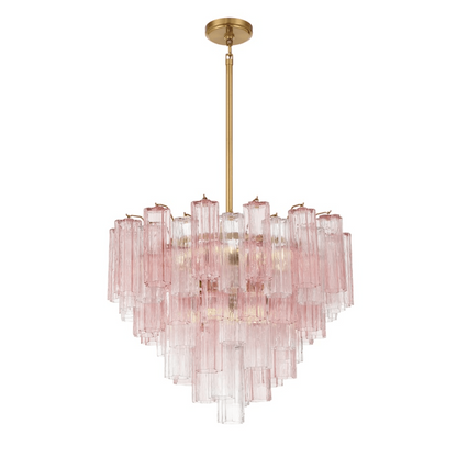 STELLATO Glass Tube Star Chandelier