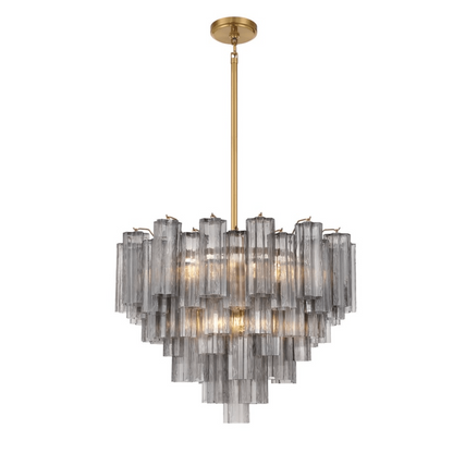 STELLATO Glass Tube Star Chandelier