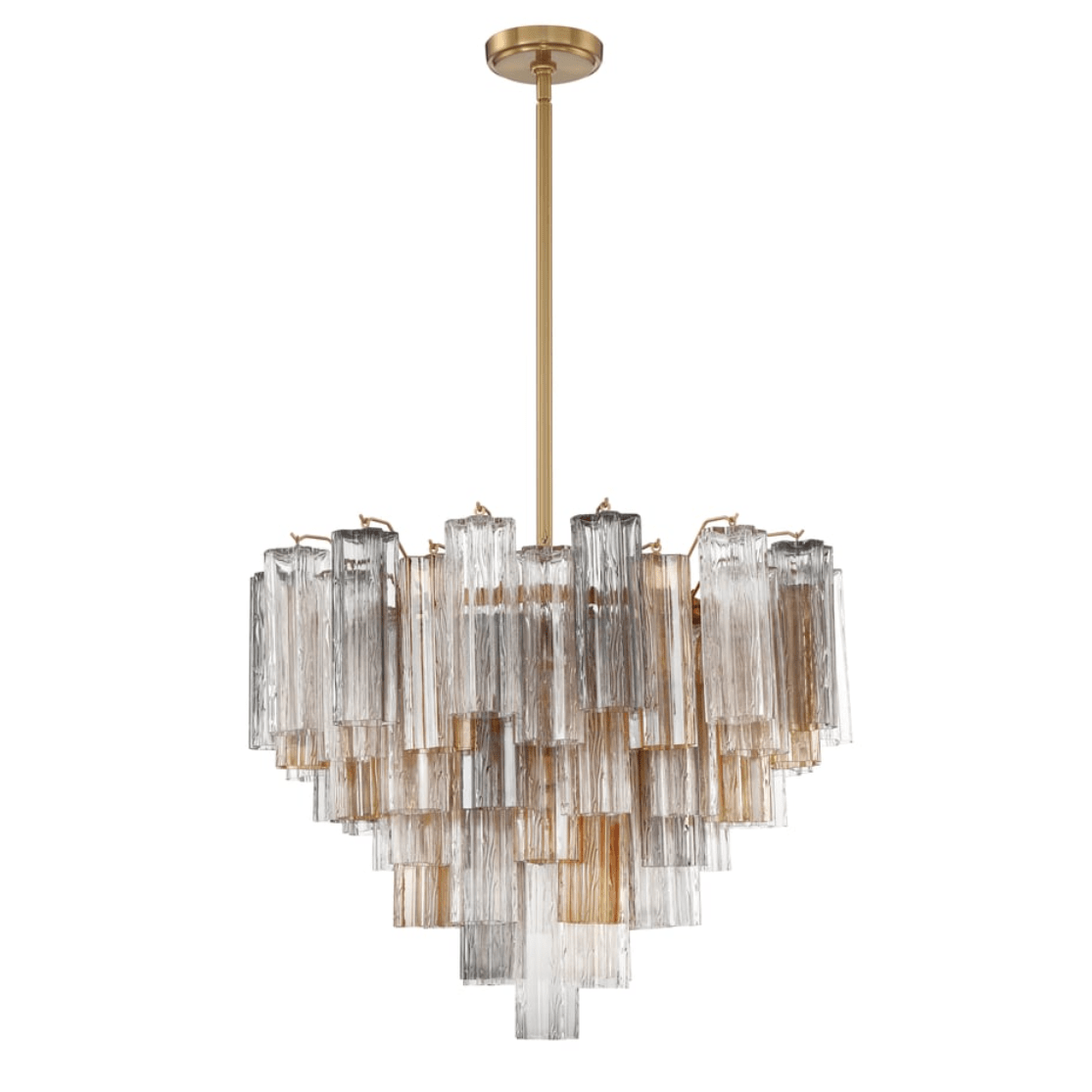STELLATO Glass Tube Star Chandelier