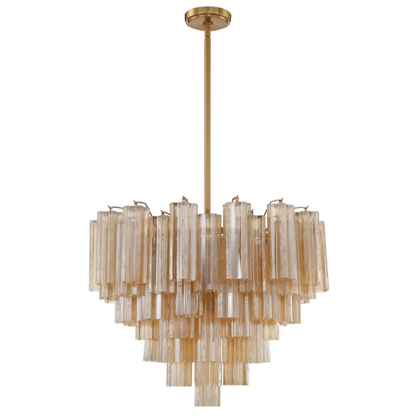 STELLATO Glass Tube Star Chandelier